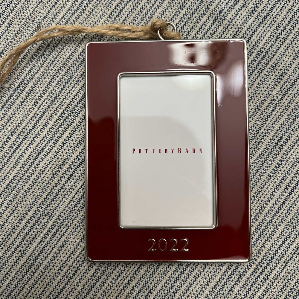 Pottery Barn 2022 Photo Ornament